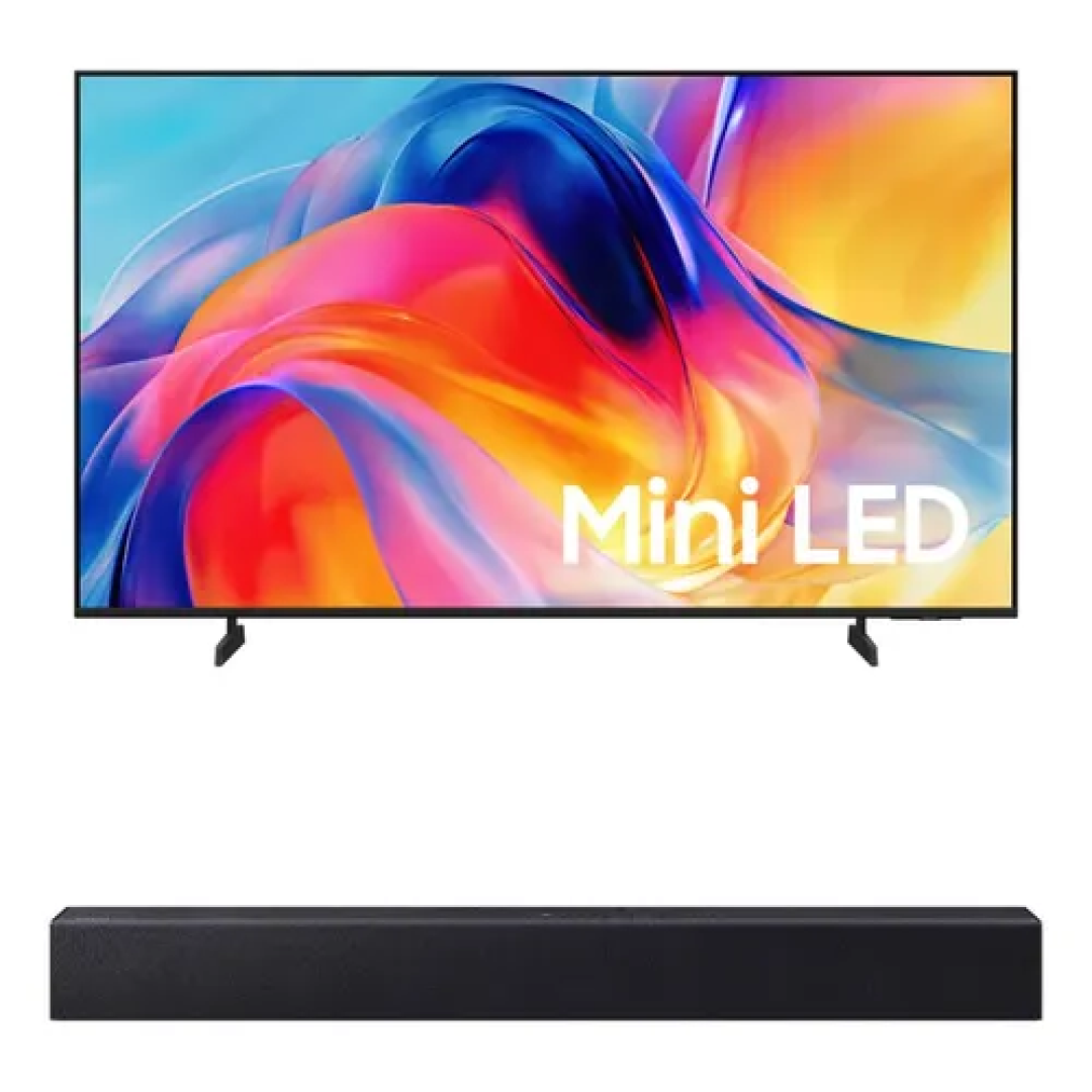 Smart Tv Samsung 50" Mini Led 4K + Soundbar Hw-b450f