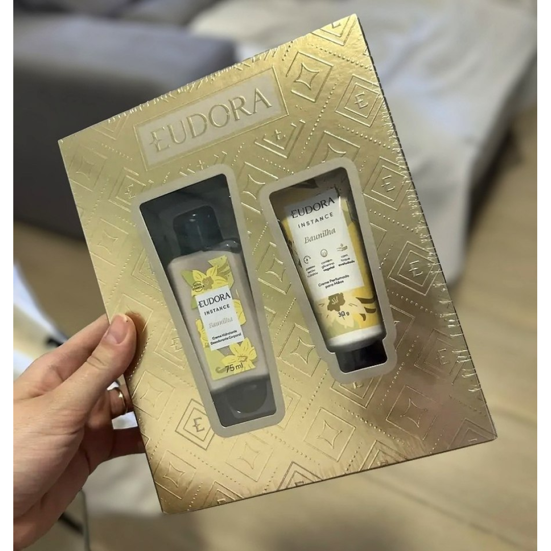Presente Eudora Instance Baunilha Cuidados Pele e Mãos