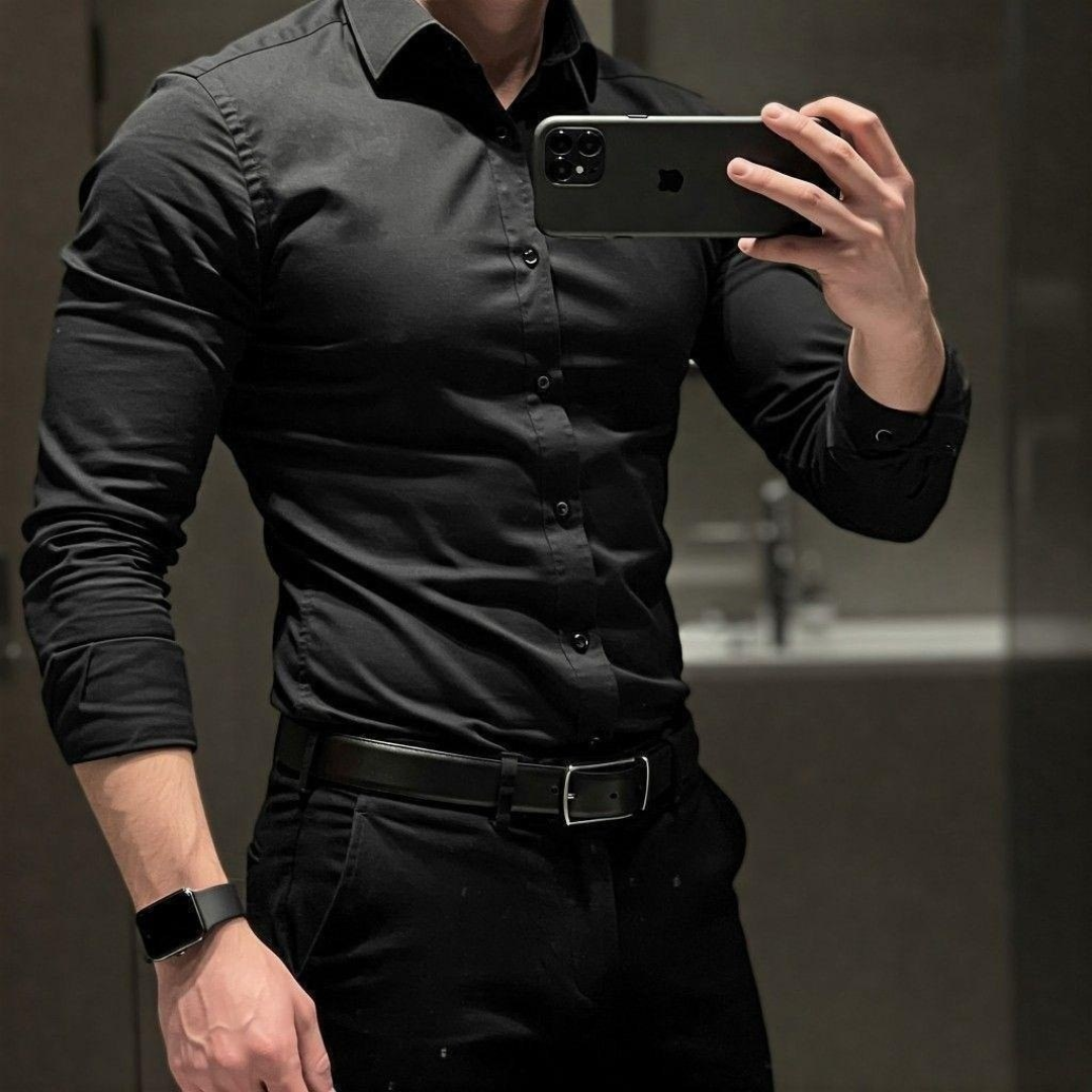 Camisa Social Slim Manga Longa (12 cores)