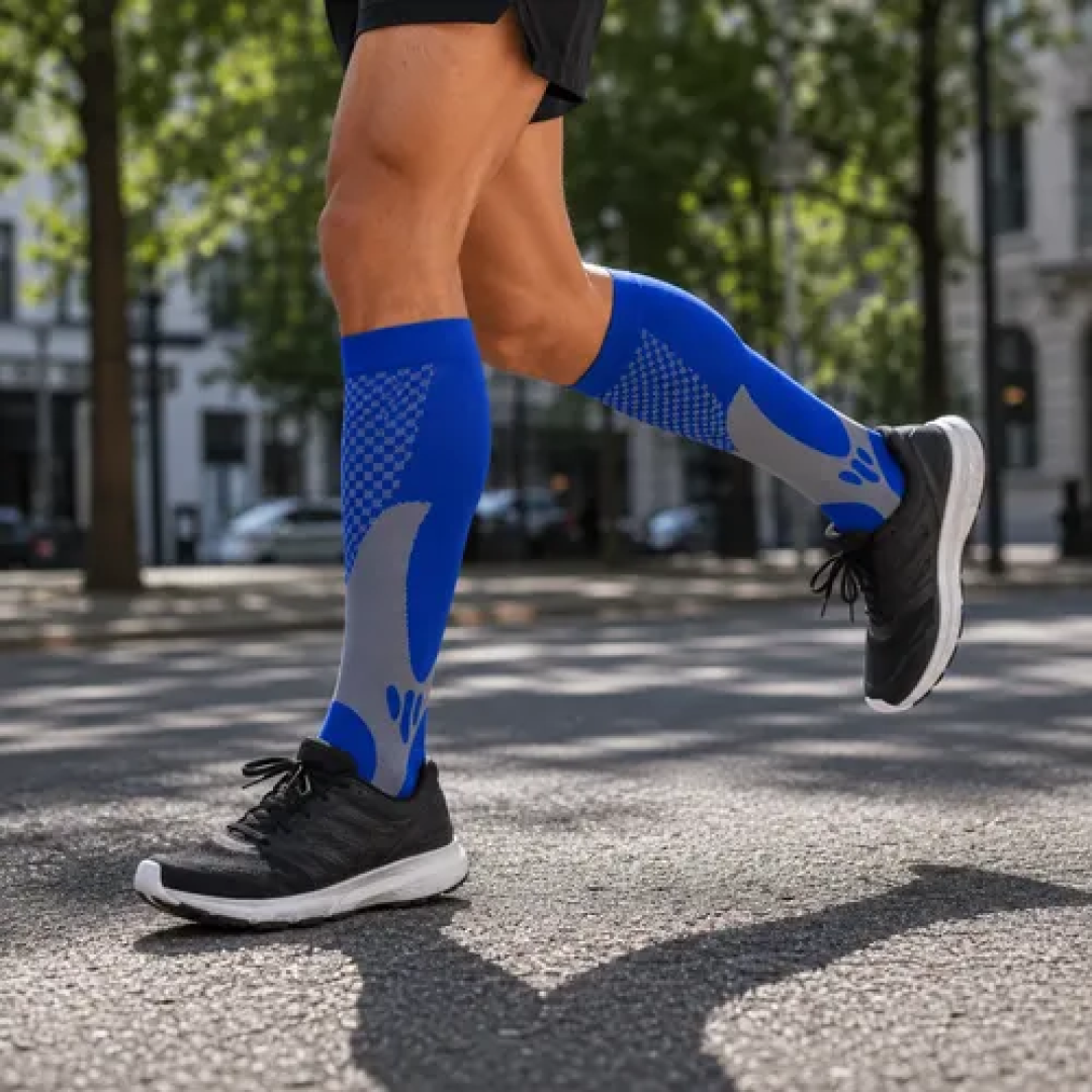 Meia De Compressão Elástica Esportiva Corrida