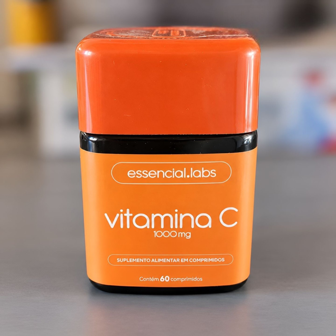 Vitamina C 1000mg Fórmula Concentrada 100% Pura 60 Doses