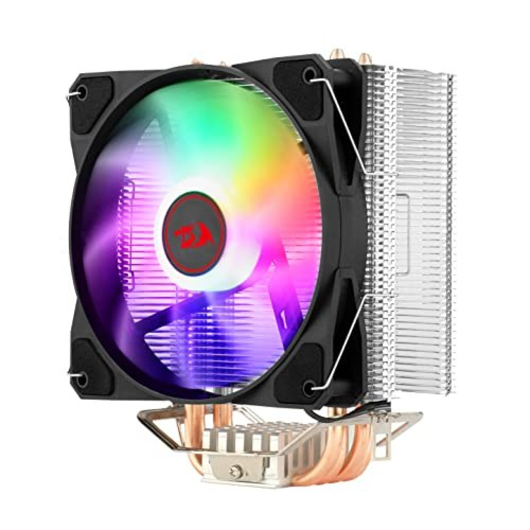 Aircooler Redragon Tyr Preto Iluminação Rainbow com Fan de 120mm Cc-9104