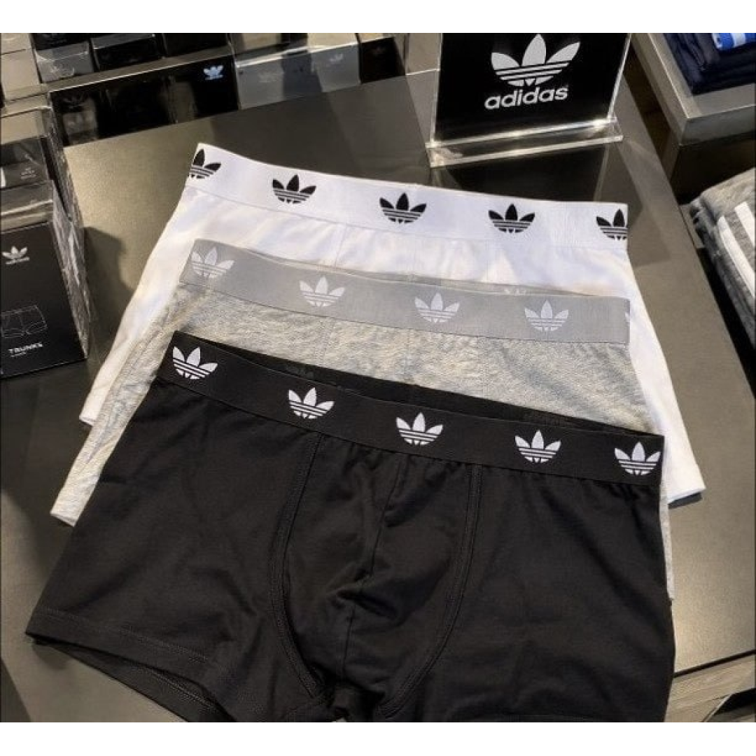 Kit Cueca Adidas Originals c/3 Peças Masculina
