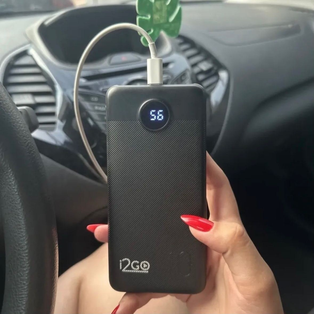 Carregador Portátil Power Bank Turbo I2go 10.000mAh