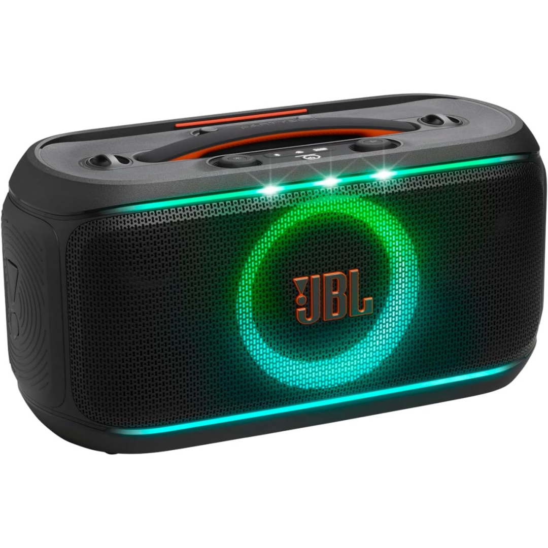 Caixa de Som Bluetooth JBL PartyBox On-the-Go 2 c/ Microfone Sem Fio e Até 15H de Bateria