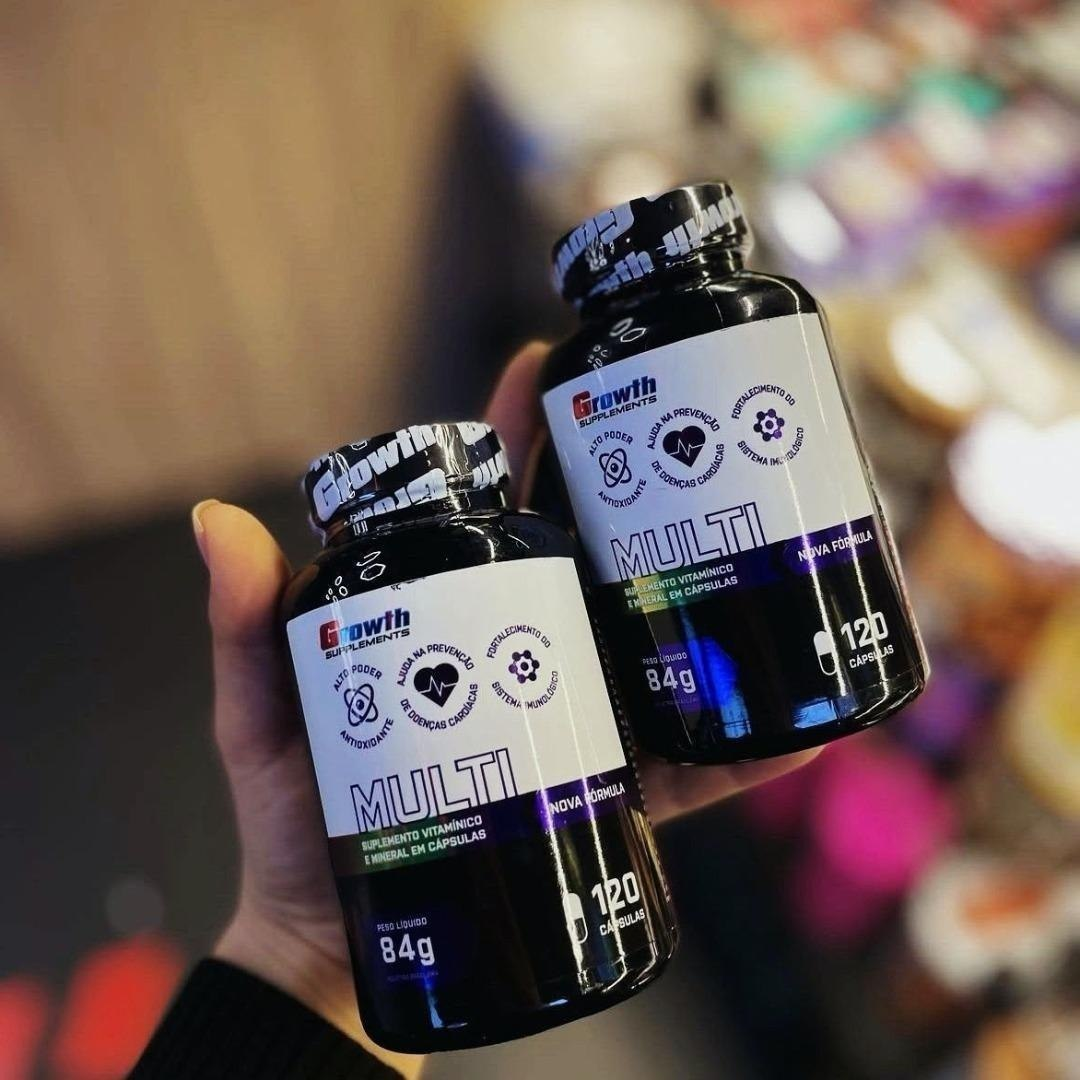Multivitamínico 120 Cápsulas Growth Supplements