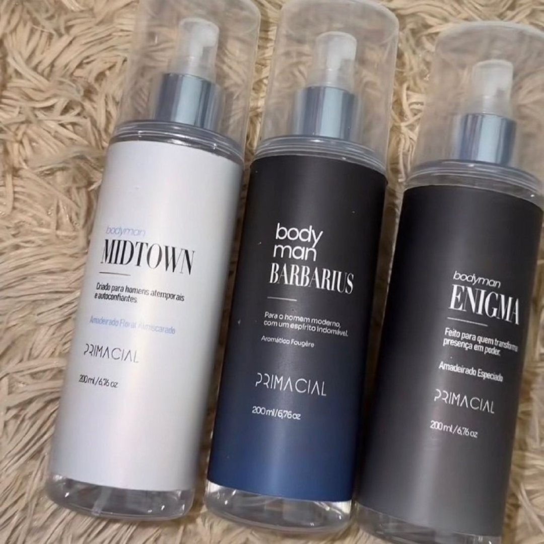 Kit Body Splash Barbarius + Enigma + Midtown 200ml