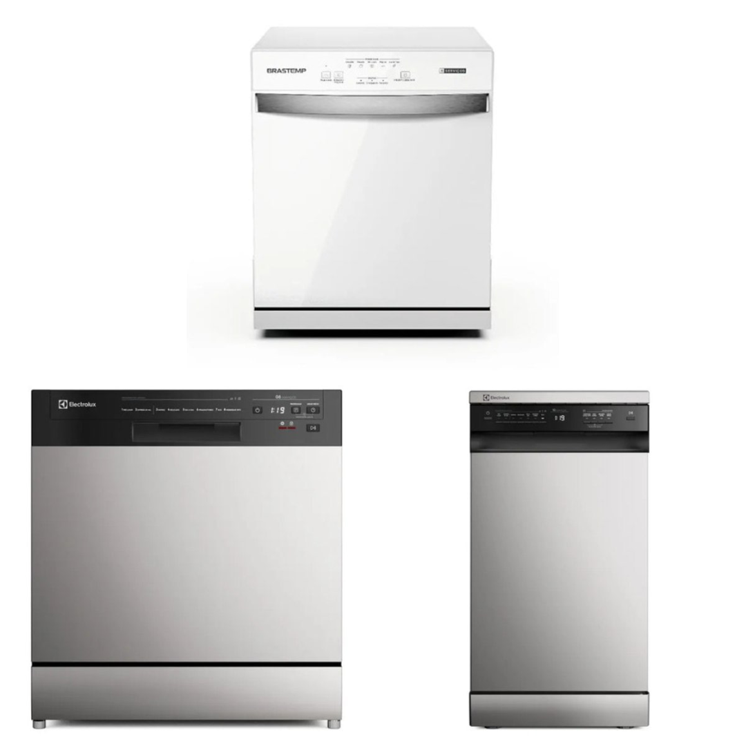 Lava-Louça Electrolux 8 Serviços Inox com Programa Lava & Seca 50 minutos LS08E Display Digital
