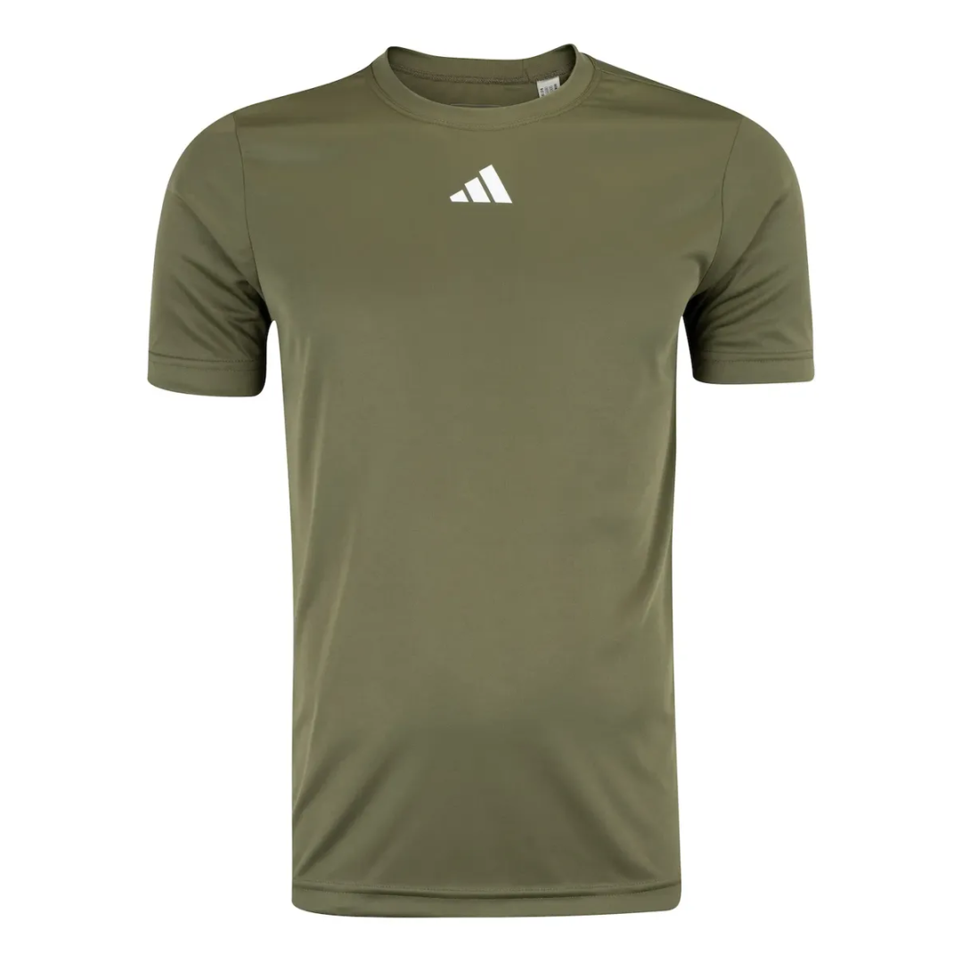 Camiseta Masculina Adidas Manga Curta Treino Básica