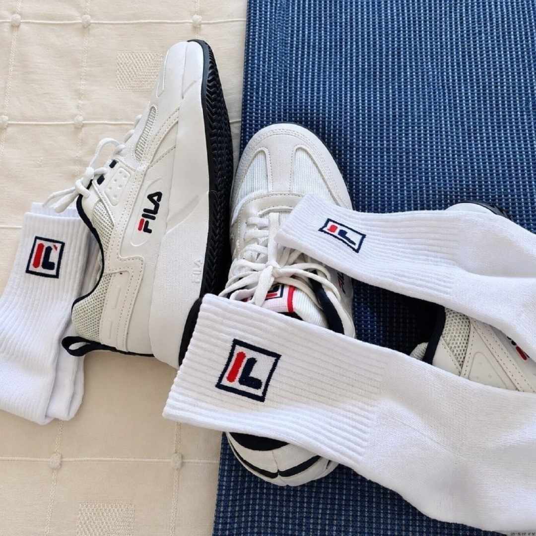 Kit com 3 Pares de Meias Fila Cano Alto