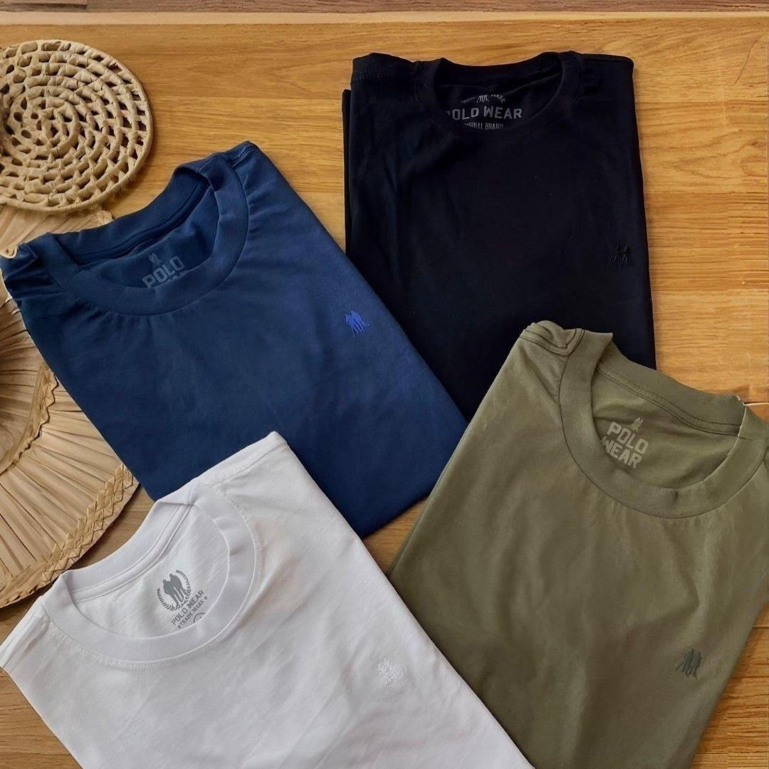 Kit com 4 Camisetas Polo Wear