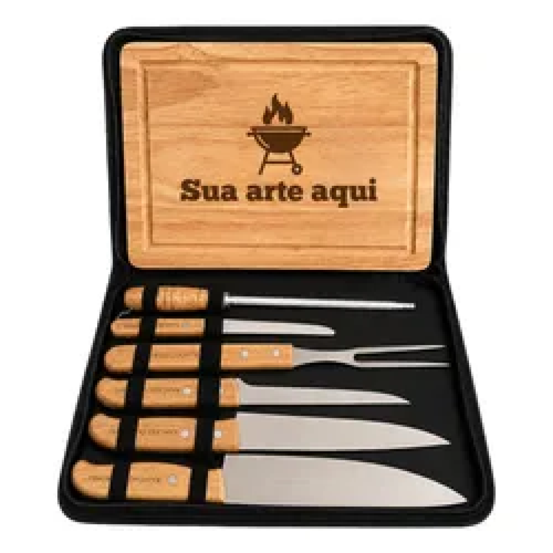 Kit Churrasco Personalizado 8 Peças