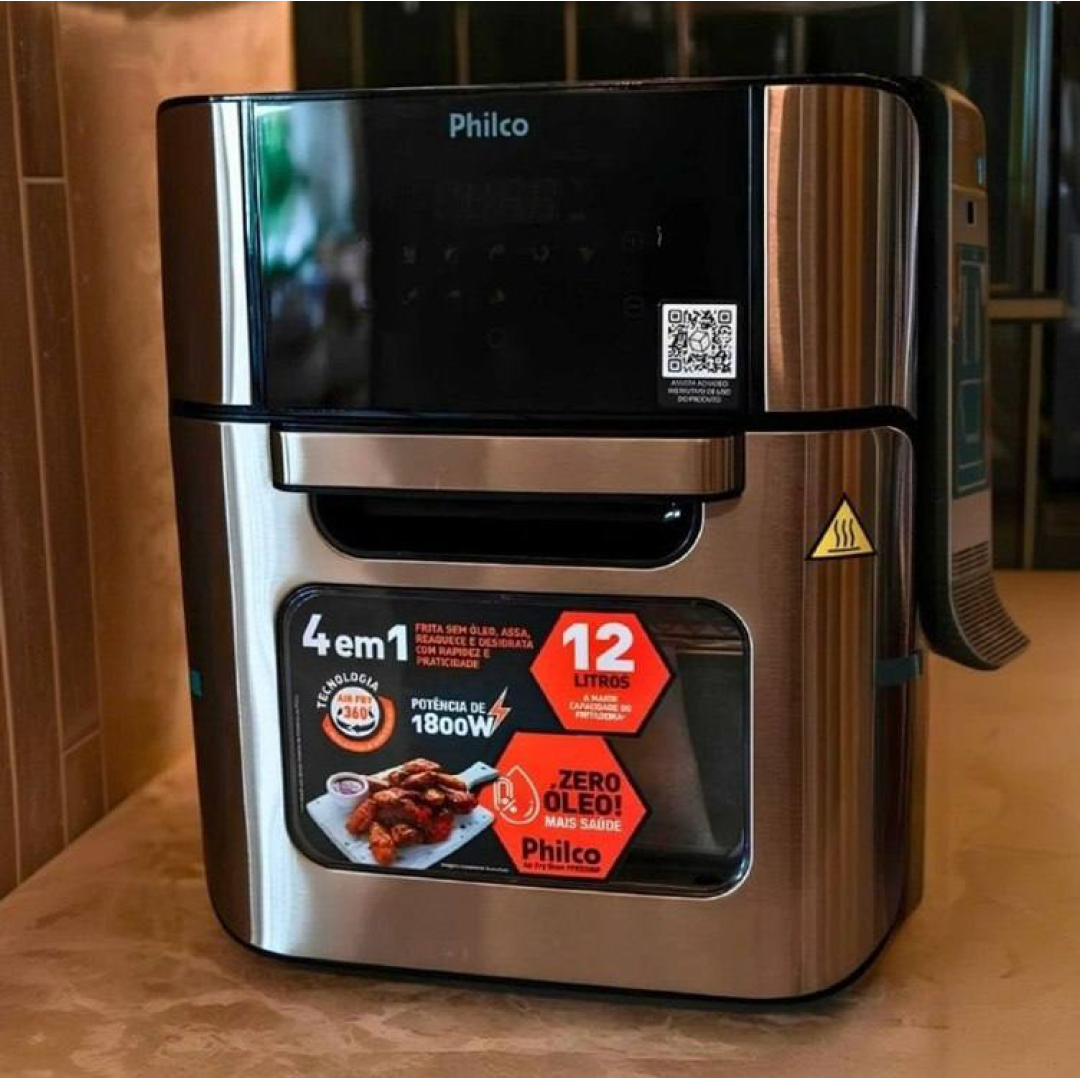 Fritadeira Philco Air Fryer Oven 12L PFR2200P - 127V