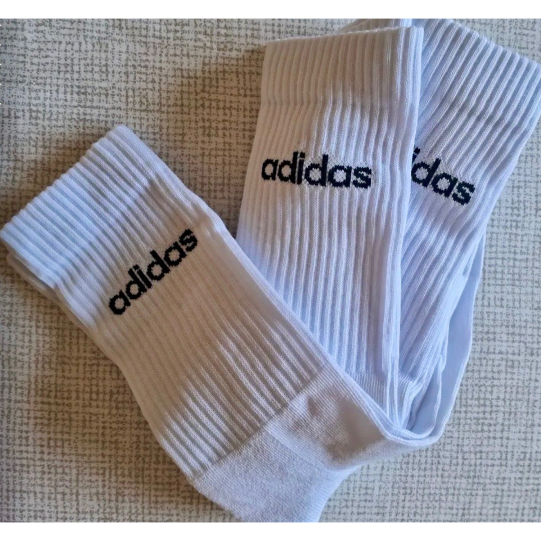 Kit com 3 Meias Adidas Crew