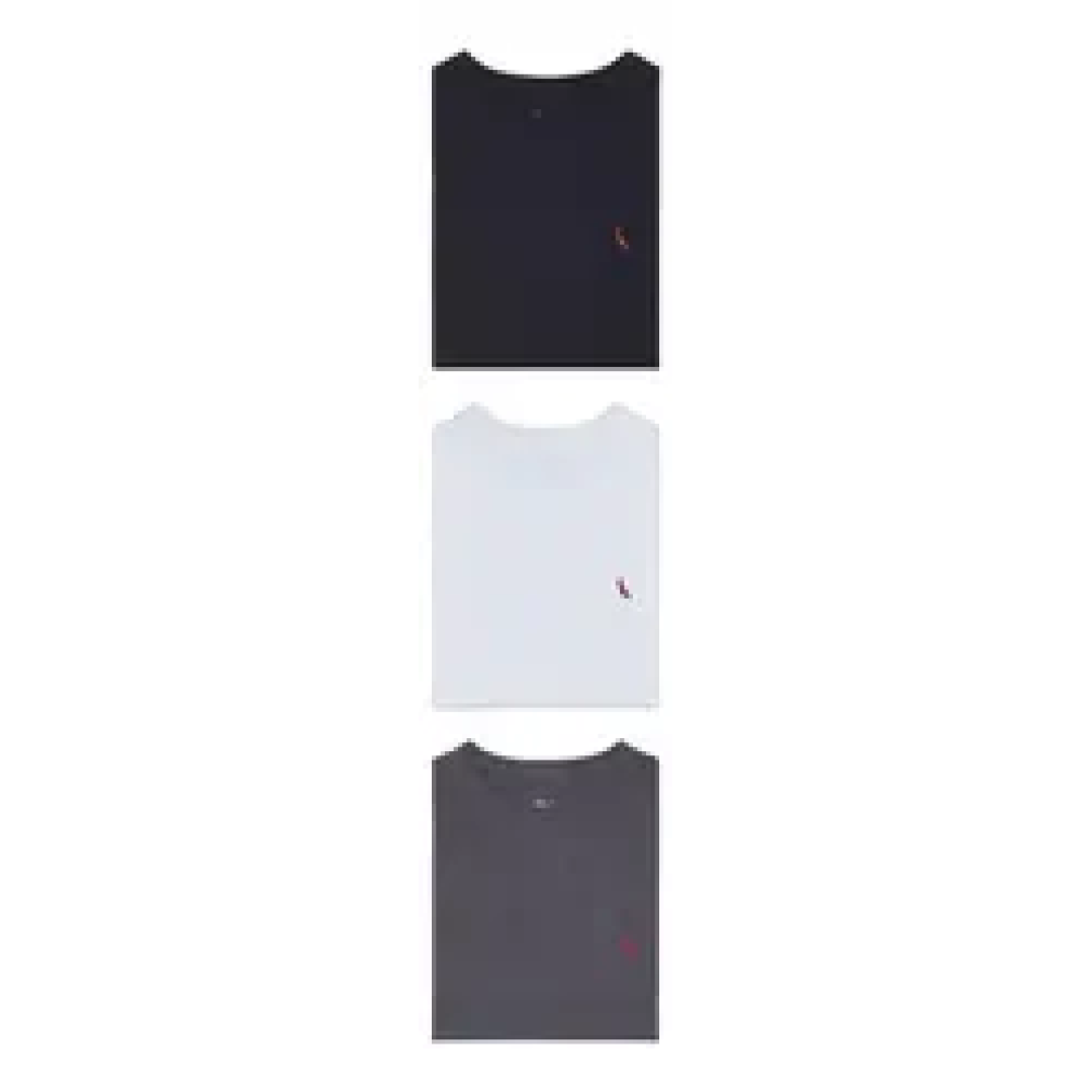 Kit com 3 Camisetas Básicas Reserva