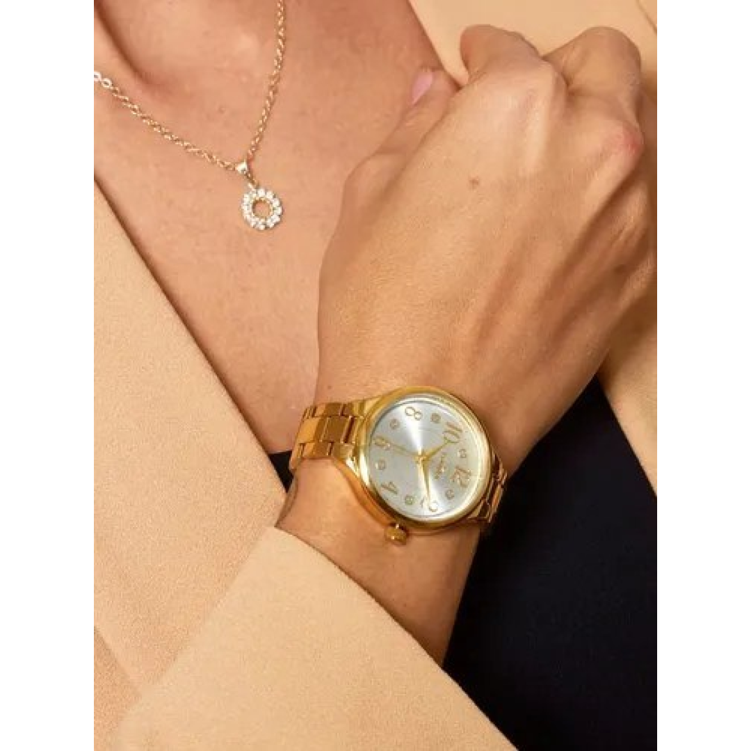 Kit Condor Feminino Dourado Co2035nni/k4k Dourado Prata