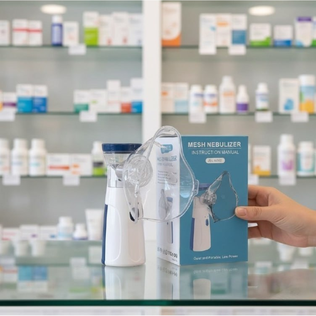 Inalador Nebulizador Portátil Sem Fio Usb Pilha Silencioso Aparelho Inalação Compacto Bivolt Nebulizador