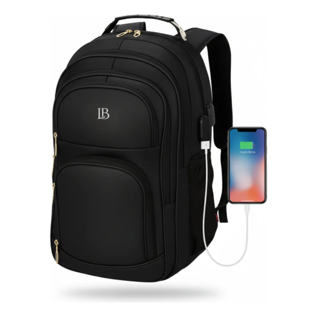 Mochila Masculina Faculdade Impermeável Resistente Grande