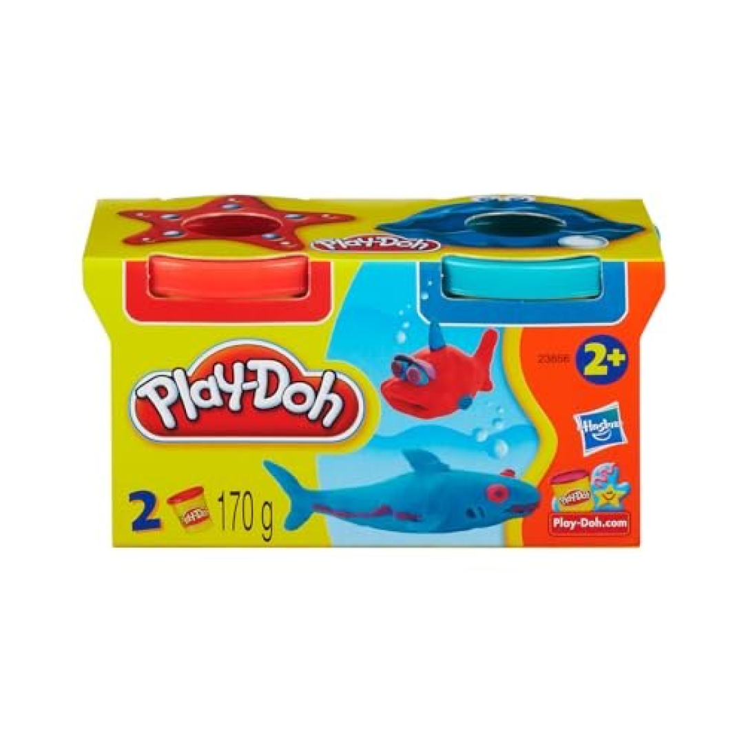 Massinha de Modelar Play-Doh Conjunto com 2 Potes de 84g