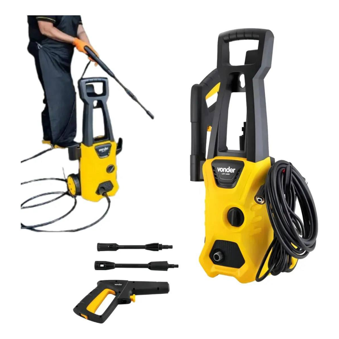 Lavadora De Alta Pressão Vonder 1400w Lav 1600 Amarelo 127 V 127v 60hz