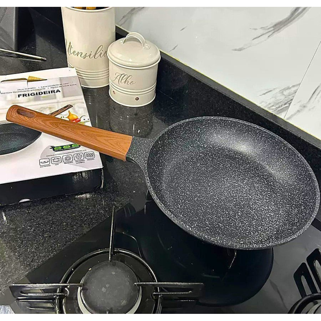 Panela Frigideira Cerâmica De Indução E Gás 26 Cm