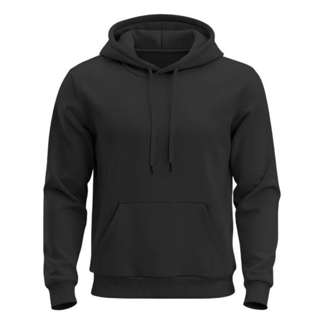 Moletom Liso Algodão Unissex Blusa De Frio Canguru Flanelado