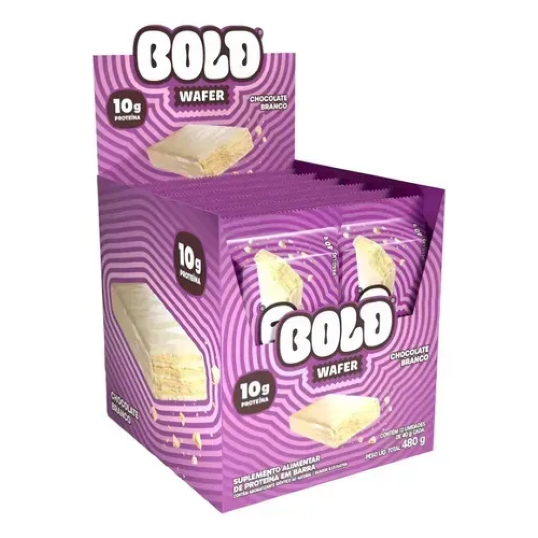 12 Unidades Bold Chocolate Branco 40g