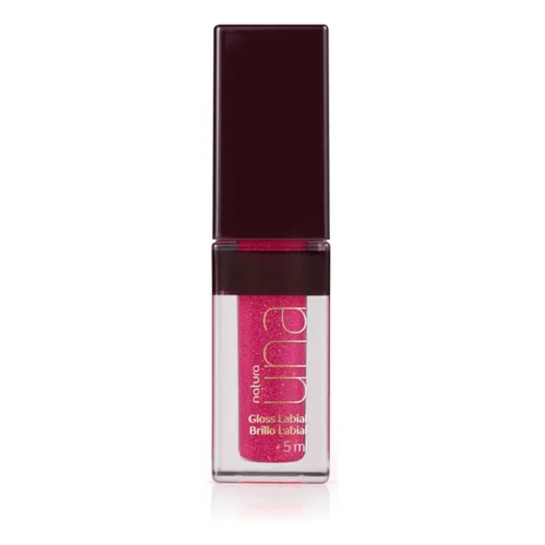 Gloss Labial Hidratação Ativa Una 5 Ml Rosa