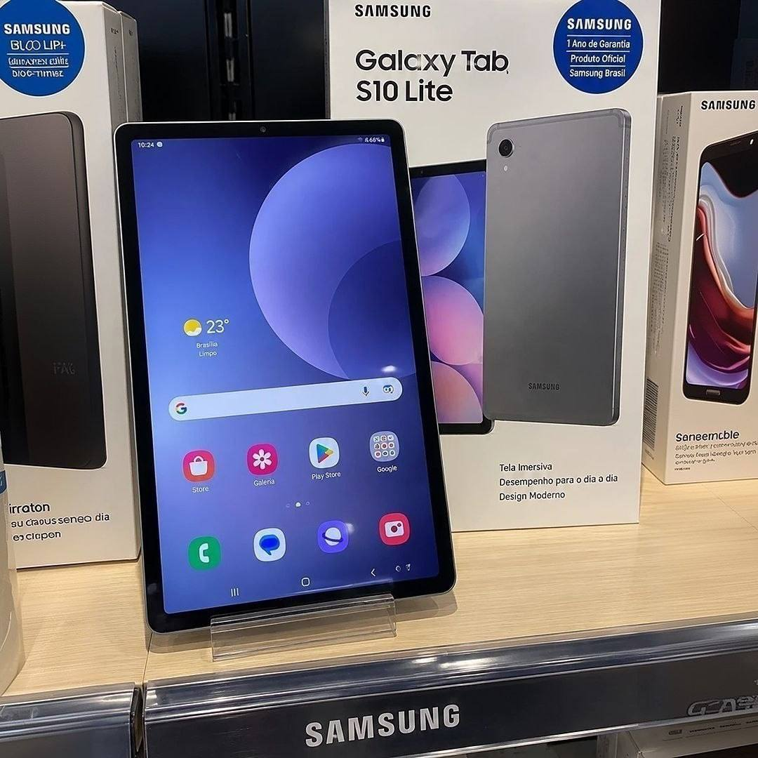 Tablet Samsung Galaxy S10 Lite 128gb, 6gb Ram Cinza Cinza