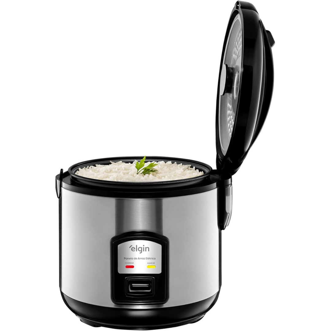 Panela de Arroz Elétrica Elgin Capacidade 5 Xícaras 1 Litro 400W 220V