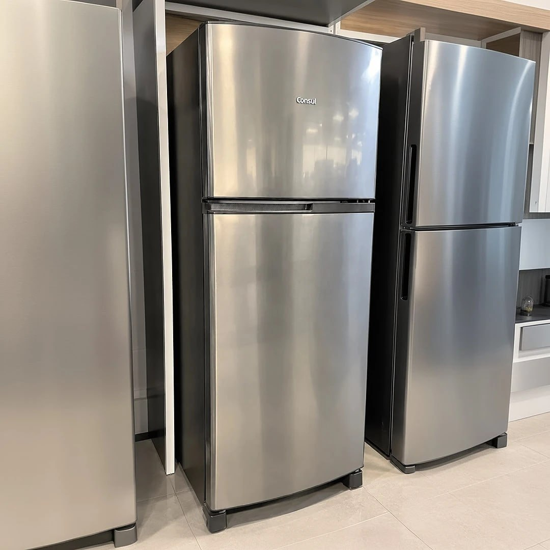 Geladeira Consul Frost Free 333 Litros Duplex Inox - CRM40MK