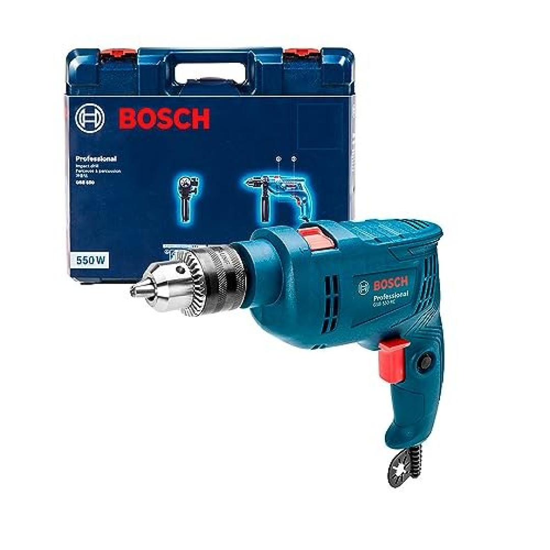 Furadeira de Impacto Gsb 550 550W 127V com maleta Bosch