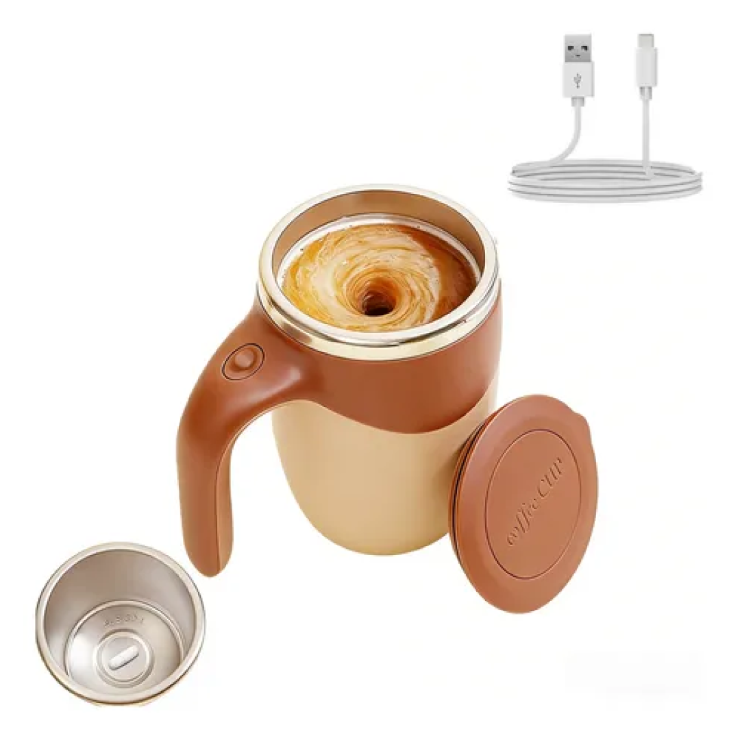 Caneca Mixer Elétrica 400ml com Tampa