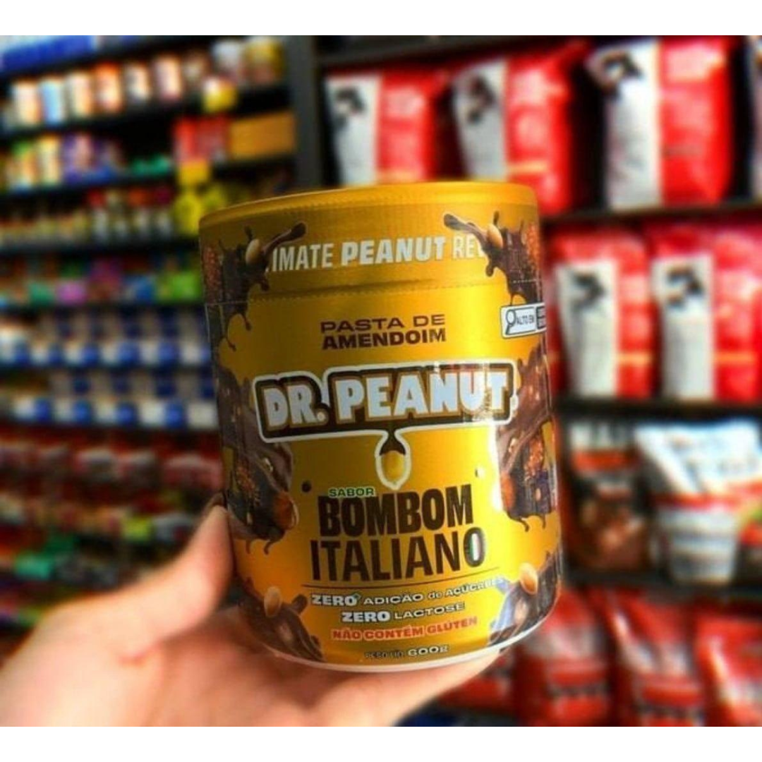 Pasta de Amendoim Dr. Peanut 600g Bombom Italiano