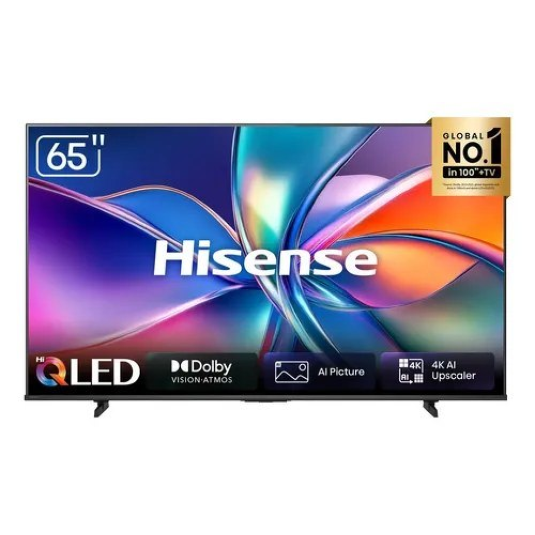 Smart Tv Hisense Hi-Qled 4K 65" Polegadas com Dolby Vision, Dolby Gaming e Alexa 65Q6qv