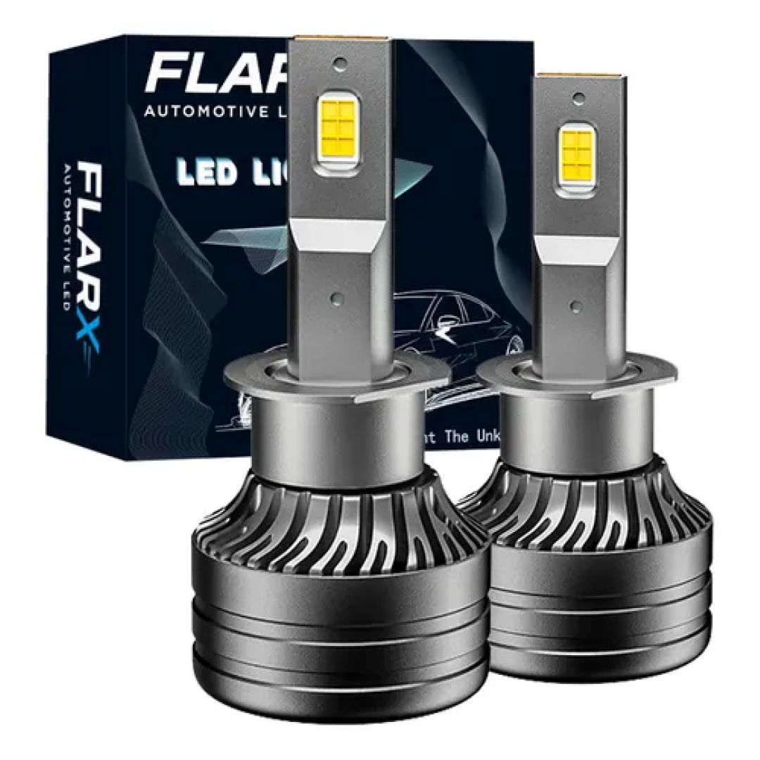 Par Ultra Led Lampada Farol H1 H3 H4 H7 H8 H11 Hb3 Hb4 H27