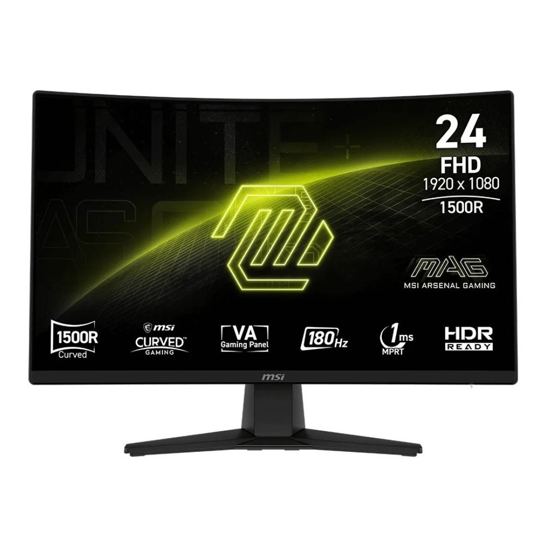 Monitor Gamer Msi Mag 242C, 23.6'', Full Hd, 180Hz 9S6-3Bc31t-004