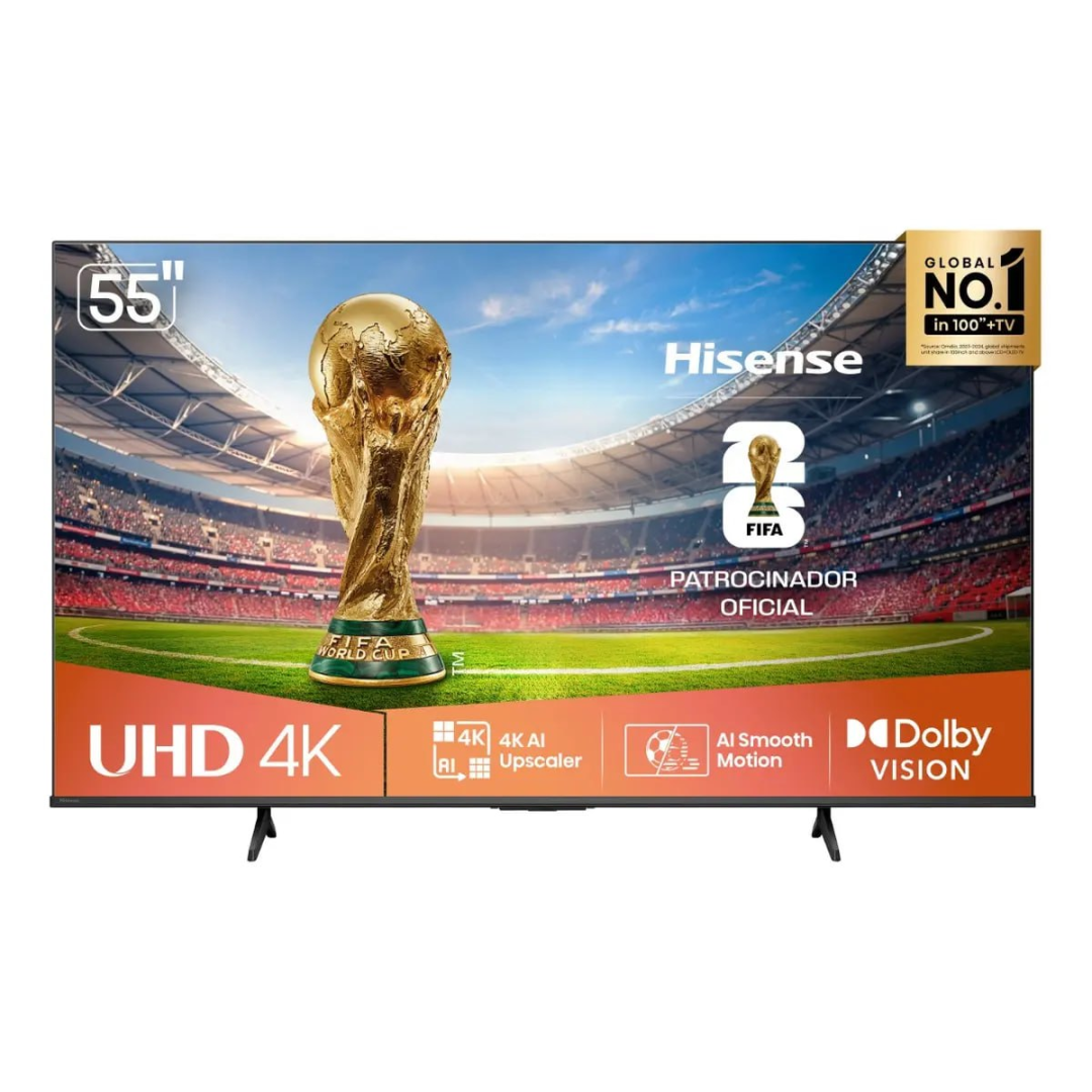 Hisense Smart TV 4K 55" (55A6NV)