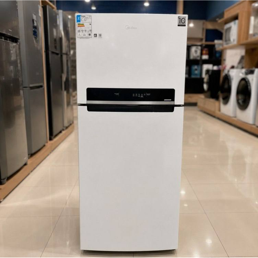 Geladeira Midea Frost Free Duplex 491l Inverter Com Wi-fi, Branca Branco 127/220v