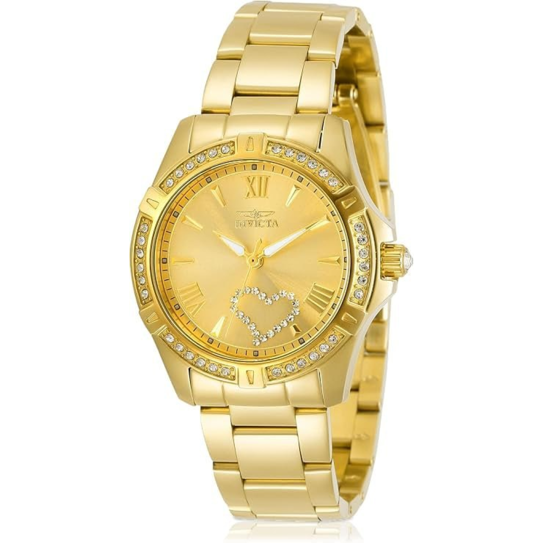 Relógio feminino Invicta Angel 21384 de quartzo - 34 mm