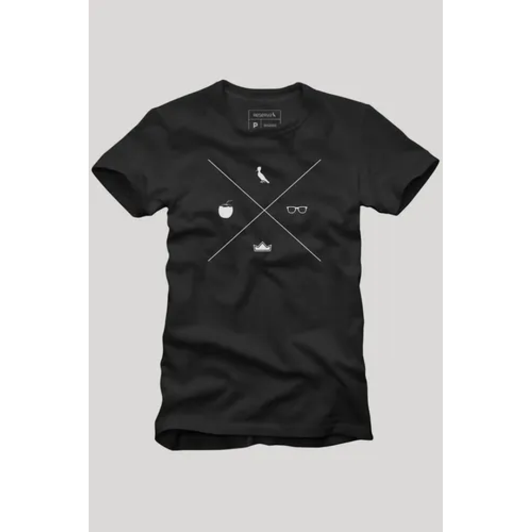 Camiseta Reserva Algodão Thiaguinho (P e M)