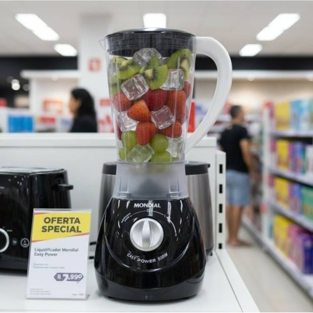 Liquidificador Easy Power Mondial 550w - L-550-b Preto 127v