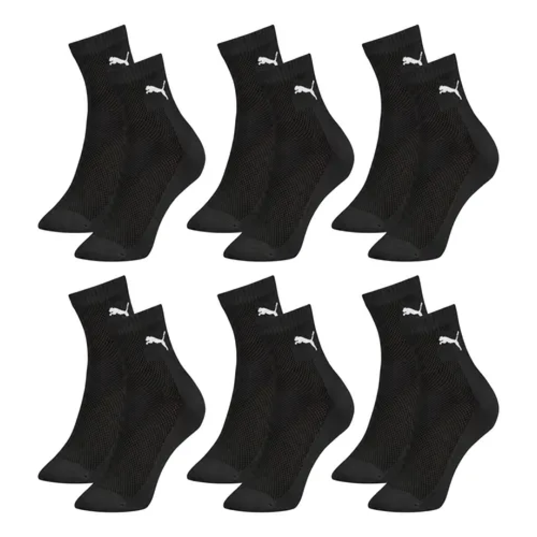 Kit com 6 Pares Meias Puma Cano Médio