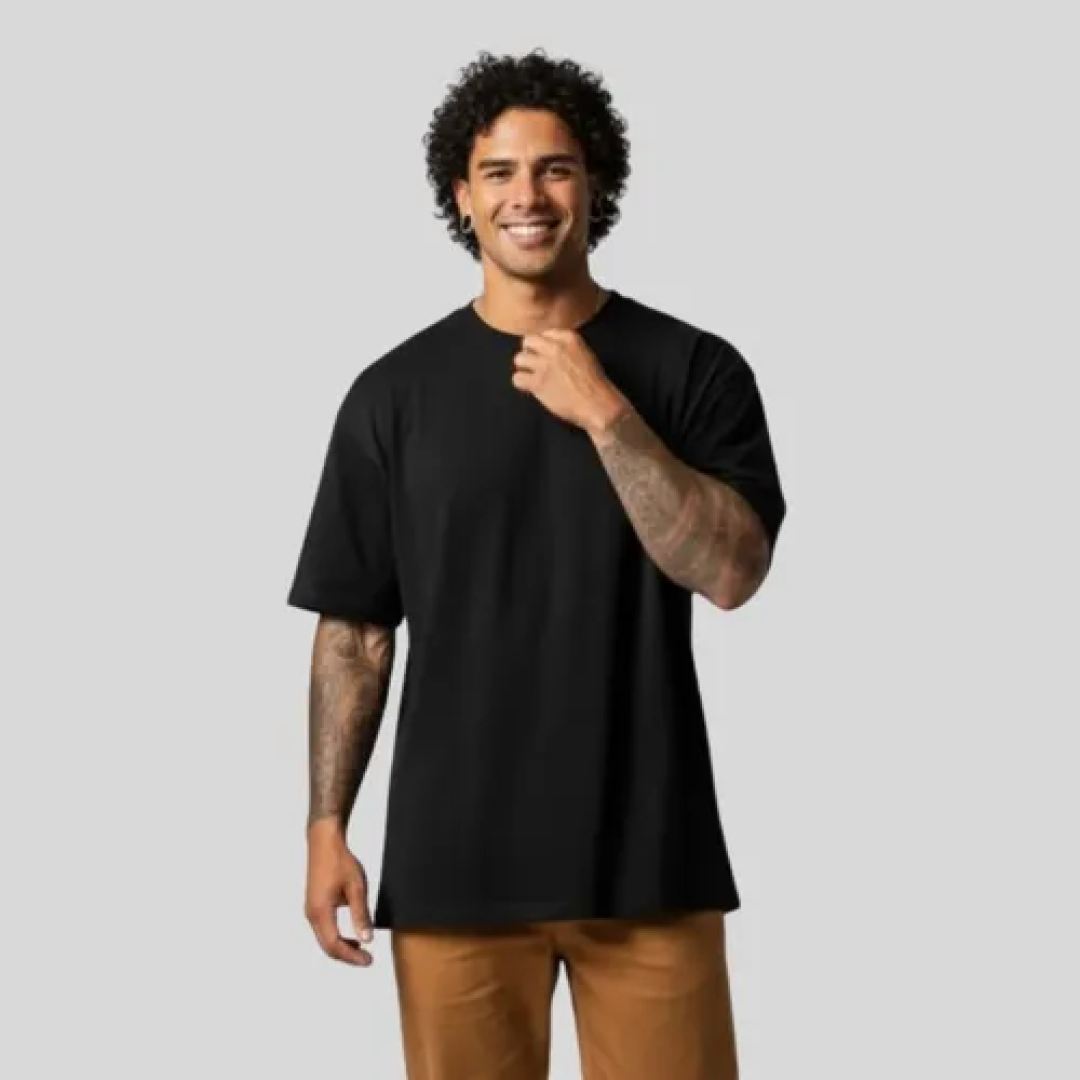 Camiseta Oversized 100% Algodão Penteado 30.1