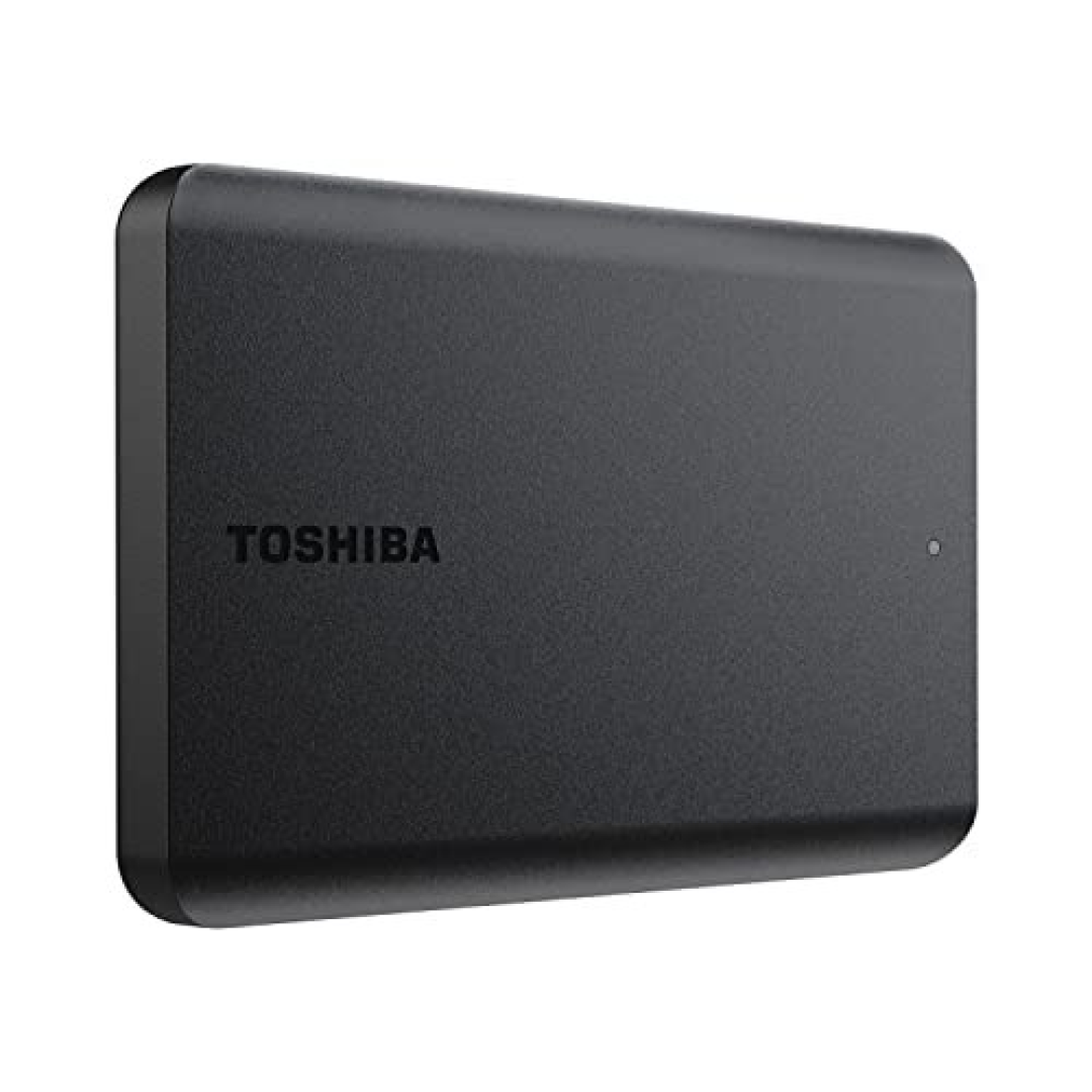 PARCELADO! HD Externo Toshiba 1TB Canvio Basics Preto HDTB510XK3AA