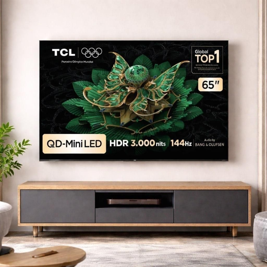 Smart Tv Tcl 65 Polegadas Qled Mini Led 4k C7k Wifi Bluetooth Google Tv 4 Hdmi 144hz Hdr10+ 65c7k