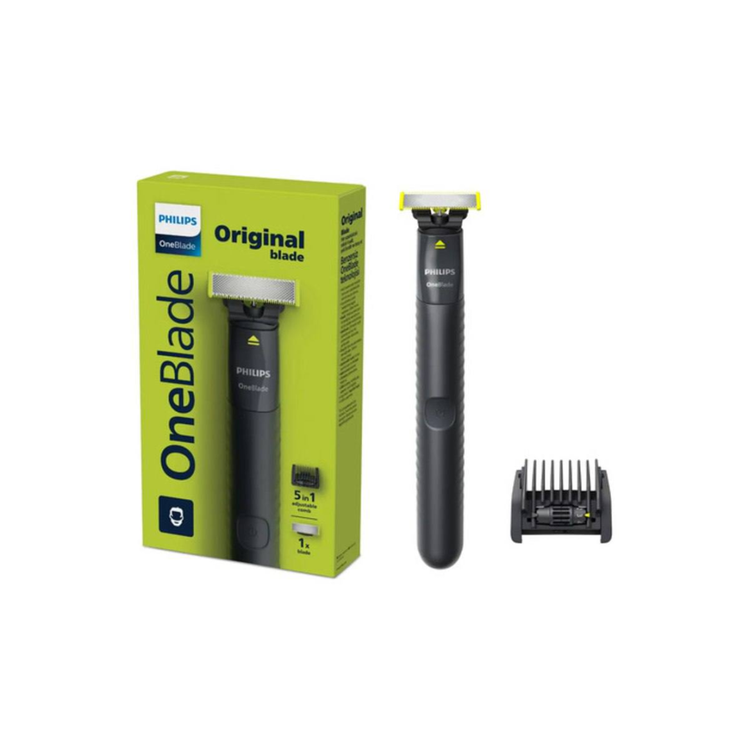 Barbeador e Aparador Elétrico Philips OneBlade com Pente 5 em 1, Sem Fio e À Prova D'Água - QP1425/10