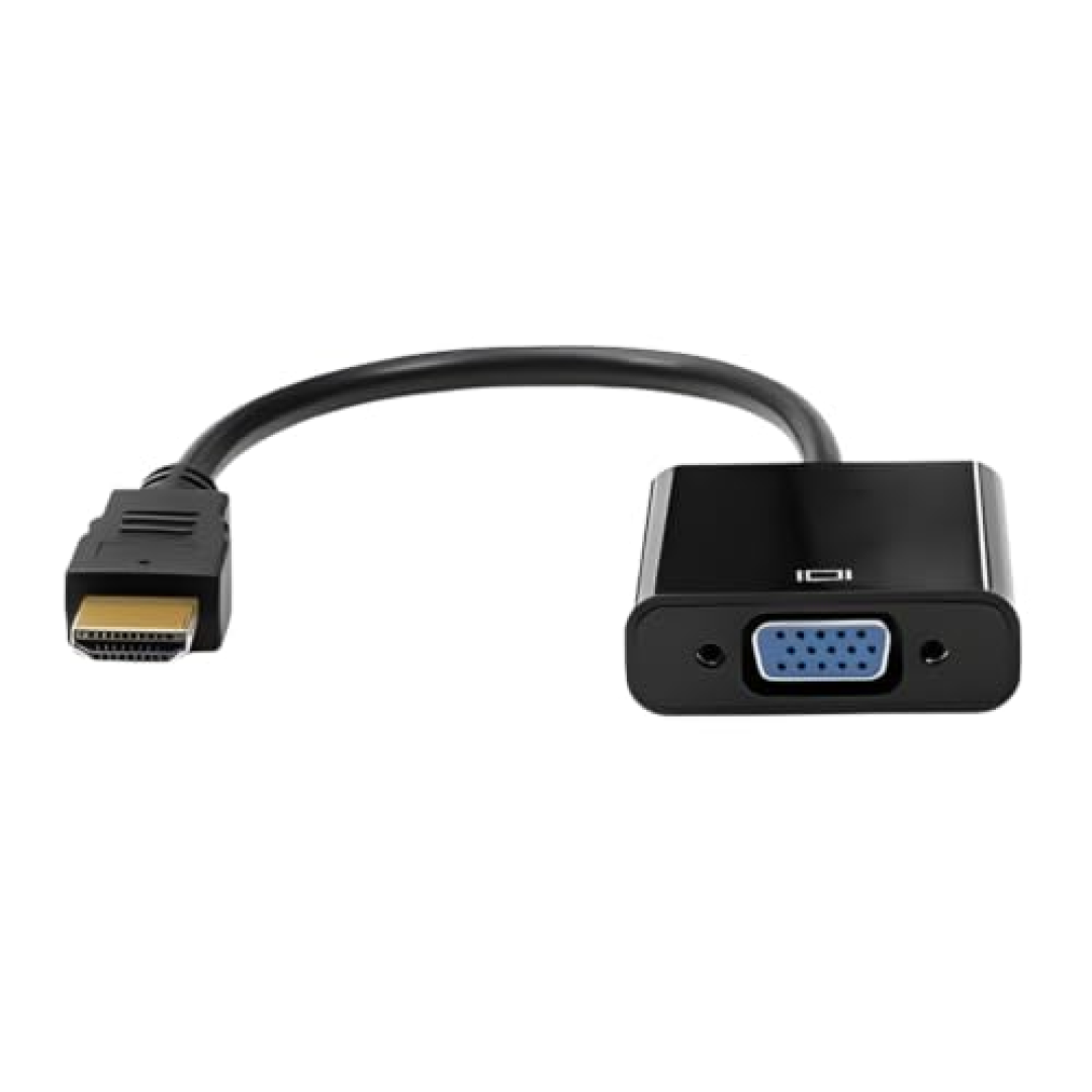 PlusCable Cabo Adaptador de video HDMI Macho para VGA Femea ADP-HDMIVGA10BK