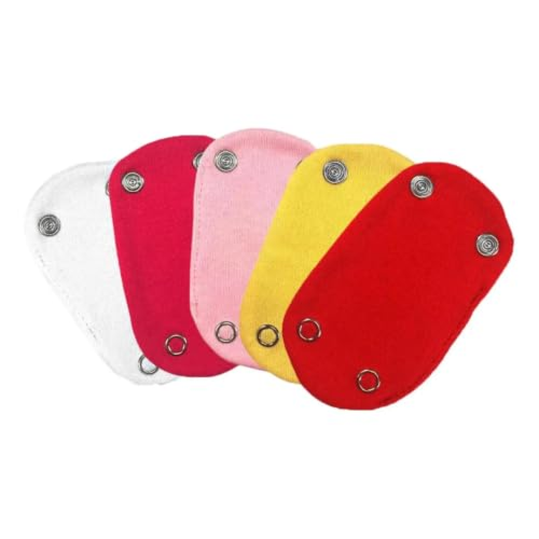 Extensor de Body 2 Botões Kit 5 Un Alongador de Body Menina Botão Pressão
