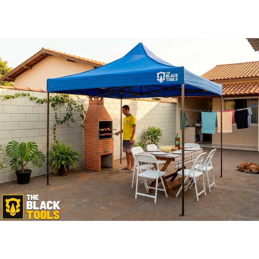 Tenda Sanfonada Proteção Uv 3x3m